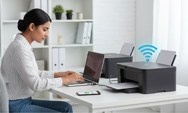 Connect printer during smart setup