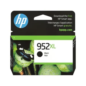 HP 952XL Black High Yield Ink Cartridge, Prints Up to 2,000 Pages (F6U19AN#140)