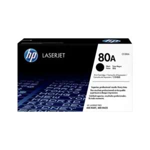 HP 80A Black Standard Yield Toner Cartridge, Prints Up to 2,560 Pages (CF280A)