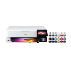 Epson EcoTank Photo ET-8550 Wireless Color Inkjet Printer, All-In-One Supertank, Print, Scan, Copy (9472524)