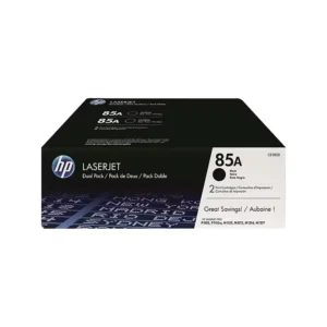 HP 85A Black Standard Yield Toner Cartridge, 2/Pack (CE285D)